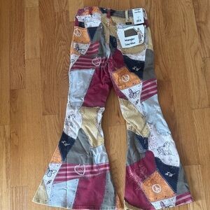 Wrangler x Lainey Wilson Multicolor Patchwork Flare Jeans